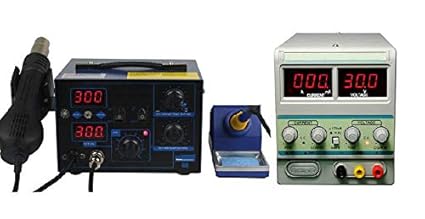 GOWE BGA Repairing System Soldering Station + 30V 5A Adjustable DC Power Supply