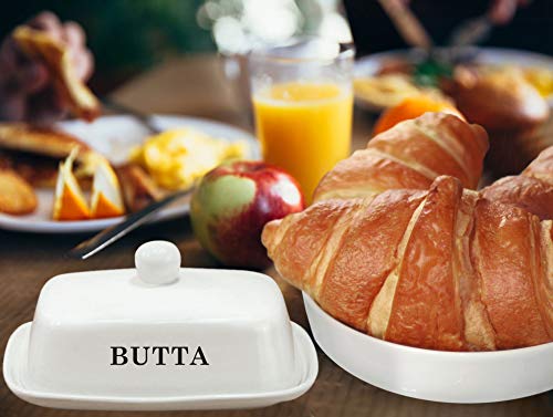 Butter Dish With Lid | Perfect Gift For Cooks | Large - Fits Block Of Butter Or 2 Sticks #TOP2
