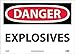 D435PB - PS Vinyl - Blasting Signs, NMC - Each