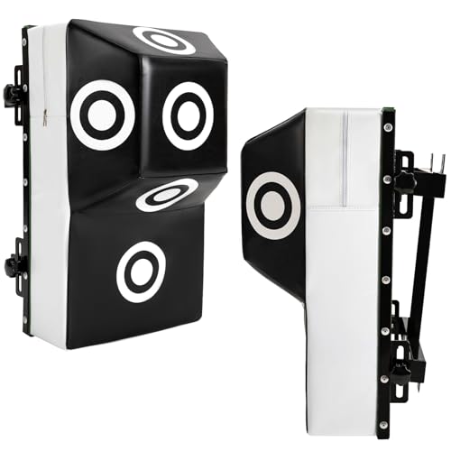 Wall Mount Uppercut Boxing Training Punching Target, Heavy Duty MMA Wall Pad with 6 Marking Points for Hooks & Uppercuts for Home Fitness & Stress Relief (15.75 * 11.81 * 27.56inch)