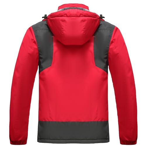 Rapoo Men's Winter Waterproof Snow Jacket for Mountain Ski