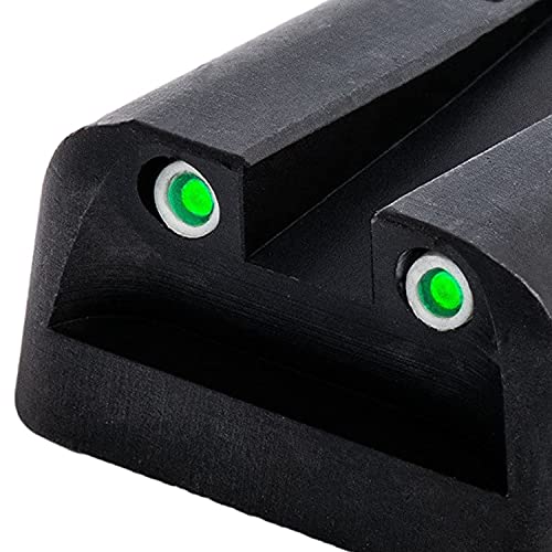 TRUGLO Tritium Handgun Sight | High-Visible Front & Rear Night Sights with White & Tritium Dots, Compatible with Kimber 1911 with Fixed Rear Sight (Excluding Micro Series) - image 4