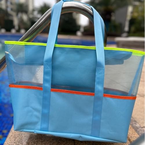 Large Capacity Swimming Beach Bag, Travel Storage Washbag with Thick Carrying Strap2