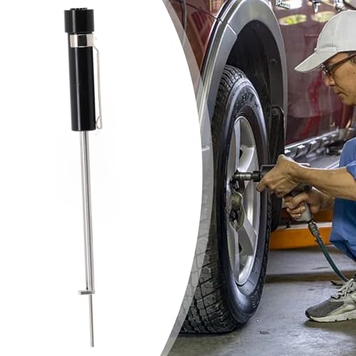 Medidor de grosor de pastillas de freno para vehículo, escala para detección de pastillas de freno de coche y profundidad de la banda de rodadura de neumáticos, calibrador con placa base de 1.5mm para pastillas internas y externas miniatura 5