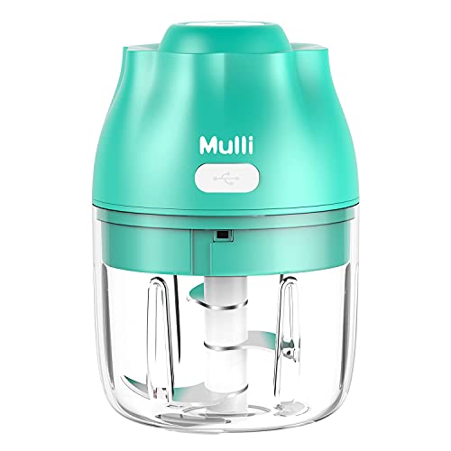 Electric Garlic Chopper,Mulli Mini Food Processor, Portable Rechargeable Mincer For Vegetables/Spices/Seasoning/Baby Food,Bpa Free #TOP2