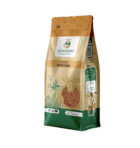 COWBERRY Organic Kala Chana/Black Chickpeas/Sabut Chana/Kondakada...