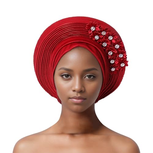 Turban Aso Oke fait main, l'éclat de la tradition pour votre mariage unique