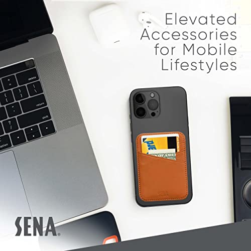 Cartera de piel para iPhone 14 13 12 resuelve el espacio llevando tus tarjetas 7