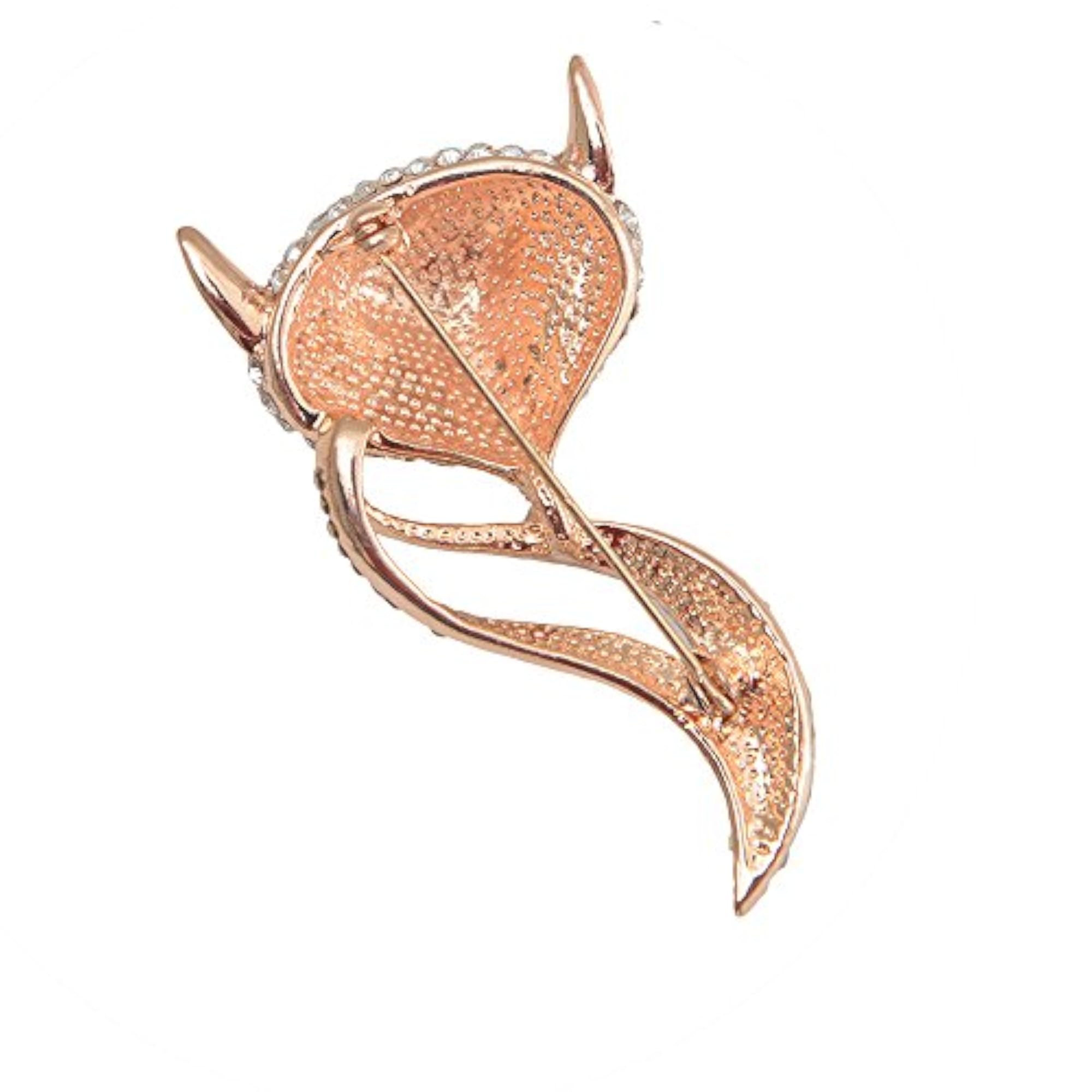Vintage Silver Flower Brooch Pin Sparkling Crystal