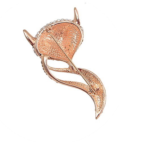 Vintage Silver Flower Brooch Pin Sparkling Crystal