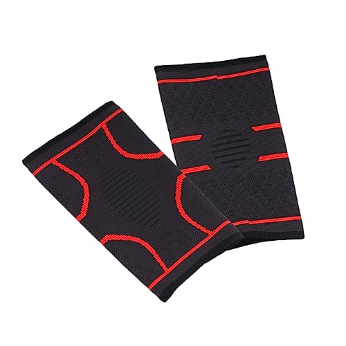 Beavorty 1 Pair Compression Arm Sleeve Elastic Sports Elbow Brace Protection for Tennis Elbow Relief Running Hiking Cycling