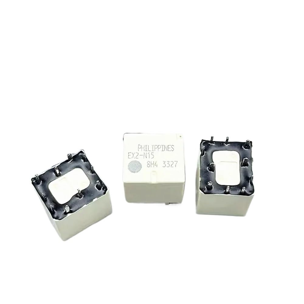 PKNVKZIDK 5PCS EX2-N6 12V 10PIN Auto Relay
