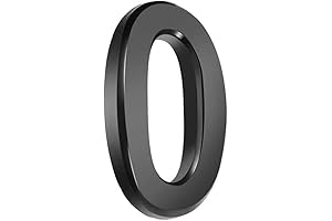 3-Inch Black Modern House Numbers: The Perfect Outdoor and Indoor Address Enhancer