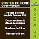 Reptiles Planet Poster Desert Terrarium, 2 Seiten, 1 Rolle mit 15 m, Höhe 60 cm