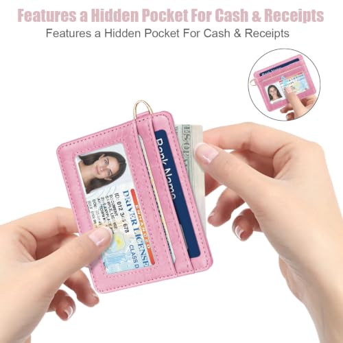 Image of Slim Credit Card Holder Crocodile Wallet Women Thin Wallets