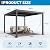 GarveeLife Pergola With Independent Adjustable Rainproof Roof, Louvered Pergola 10x12 for Deck Garden Backyard, Outdoor Aluminum Pergolas With Adjustable Top