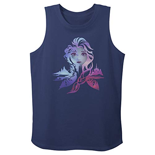 Image of Girl's Frozen 2 Frozen 2 Anna Trust Your Journey Pattern Fill T-Shirt