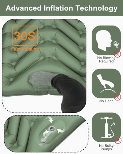 Inflatable-Sleeping-Pad-for-Camping-Extra-Thick-39-Inch-Self-Inflating-Camping-Pad-with-Built-in-Foot-Pump-Pillow-Ultralight-Compact-Camping-Sleeping-Mat-for-Backpacking-Camping-Hiking