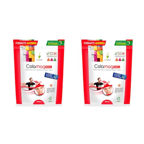 Novadiet - DOYPACK COLAMAG ORIGINAL con Colágeno Origen Marino, Ácido Hialurónico, Magnesio, Vitamina C, Piel, Huesos, Músculos, Articulaciones, Cartílagos, Ayuda Formación de Colágeno - Pack 2