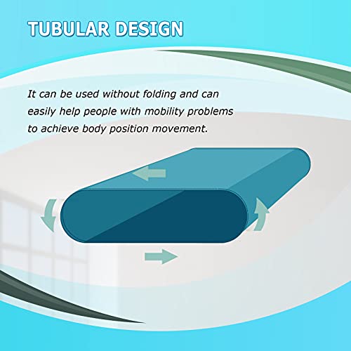 Image of [LOSCHEN] Tubular Slide Sheet for Patient Transfer, Sliding Draw Sheets to Assist Moving Elderly - for Cars, Vehicles, Wheelchairs and Bed Transfers - Hospitals & Home Care (Green, 39 inchx79 inch(100x200cm))