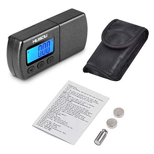 Musou Digital Turntable Stylus Force Scale Gauge 0.01G Blue Lcd Backlight,Tracking Force Pressure Gauge/Scale For Tonearm Phono Cartridge #TOP6