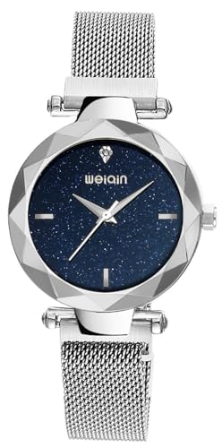 Montre acier inoxydable pour femme avec mécanisme japonais de précision