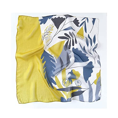 Silk Pearl Yarn Small Square Scarf Women's All-Match Spring and Autumn Thin Scarf4