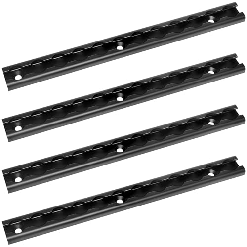Upgrade Aluminum L Track Rail 12 Inch (Pack of 4)
