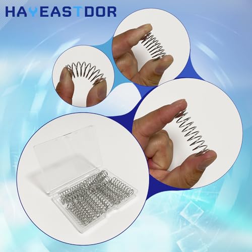 Hayeastdor HE033 16Pcs Sp9706 Small Compression Spring 1/2 Inch X 1-1/2 Inch Stainless Steel Mechanical Springs thumb #3