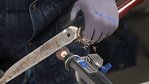 Dremel 502 Flap Wheel (9.5 mm, Grit 80), Rotary Tool Accessory for Sanding, Light Material Removal and Finish Smoothing