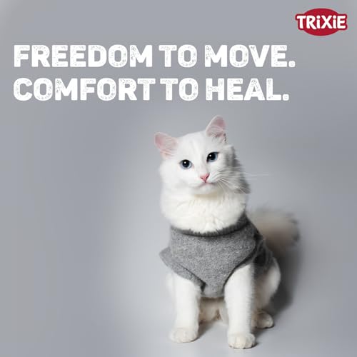 Trixie 19528 OP~Body für Katzen, S–M: 32–36 cm, grau