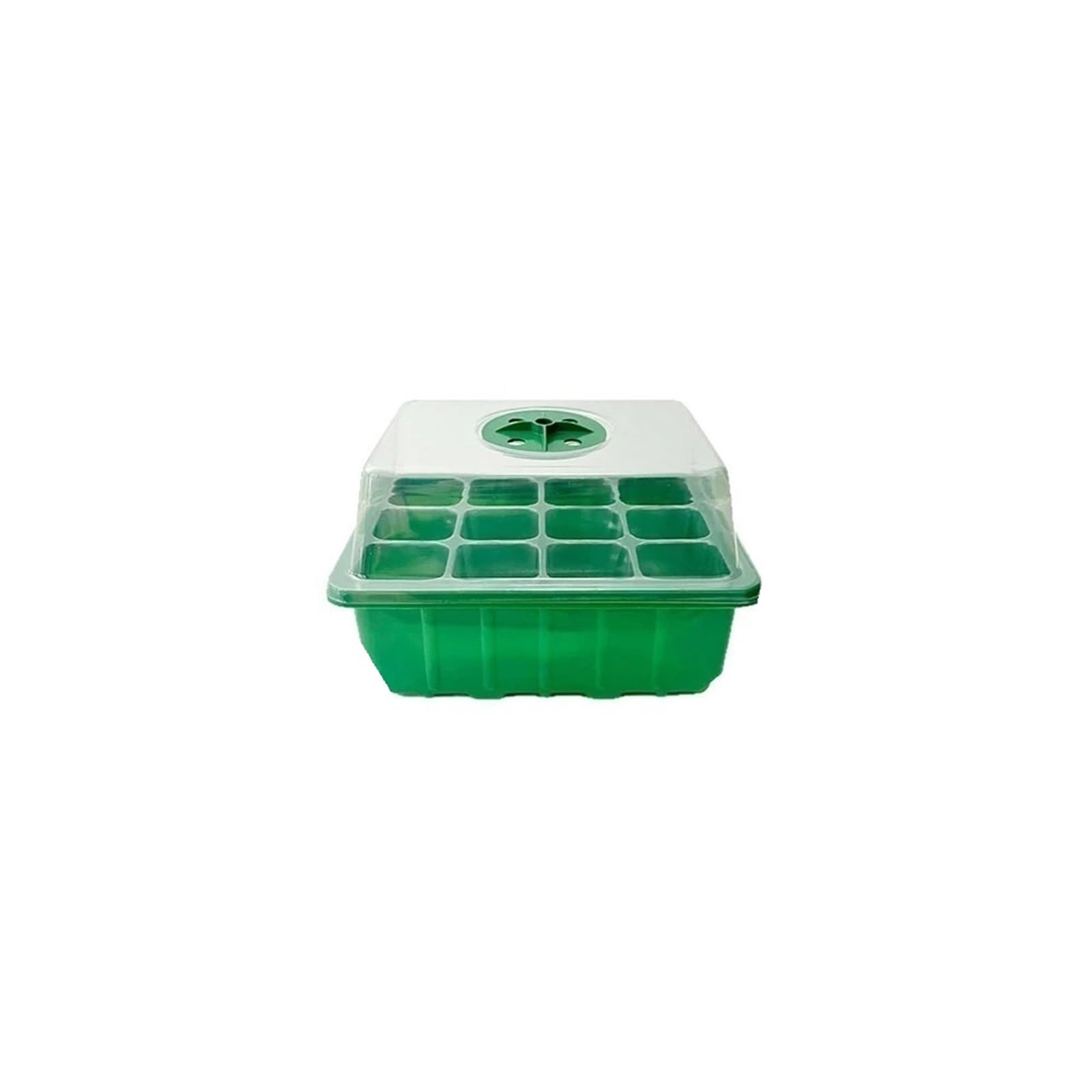 Anzuchtschale Saat-Starter-Tablett Erhöhte Setzling-Starter-Tablett-Kits mit einstellbaren Feuchtigkeitskuppeln und durchsichtiger Zellenschale für Pflanzen