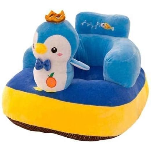 Baby Sofa Seat Chair Blue Penguin