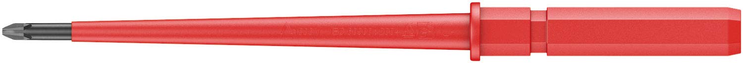 Wera Phillips Insulated Screwdriver Blade, PH0 Tip, 154 mm Blade, VDE/1000V