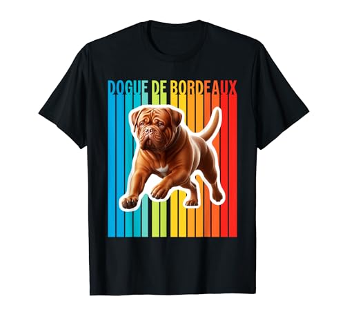 Colorful Dogue de Bordeaux T-Shirt