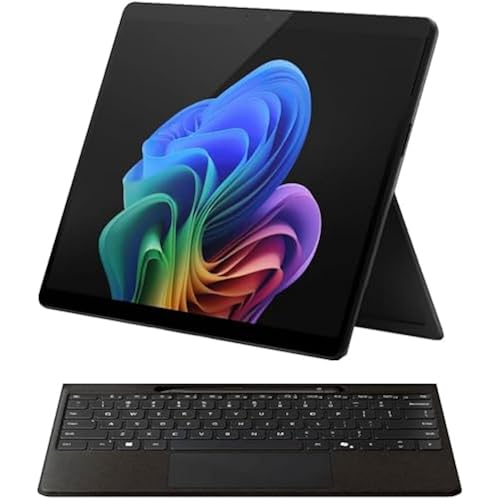 Microsoft Surface Pro 11 Snapdragon X Elite Laptop/Tablet (2024), 13" OLED Touchscreen Display, 16GB/1TB, Windows 11 Copilot + PC Bundle with Surface Pro Keyboard, Black
