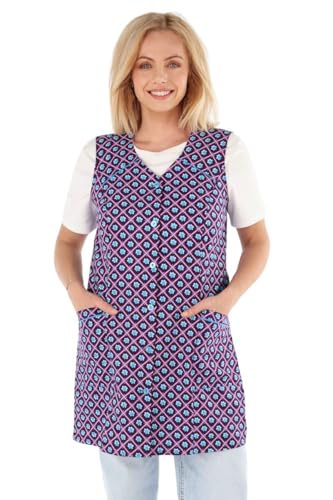 Tablier de cuisine court sans manches en coton pour protection vêtement