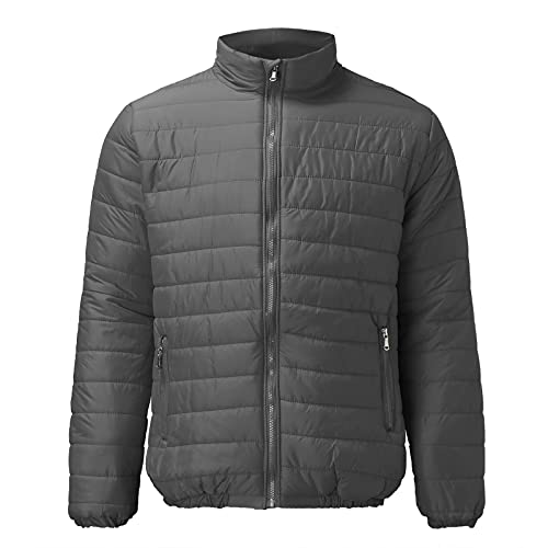 Manteau d'hiver homme chaud avec poches zippées de loisirs sécurisées - 4