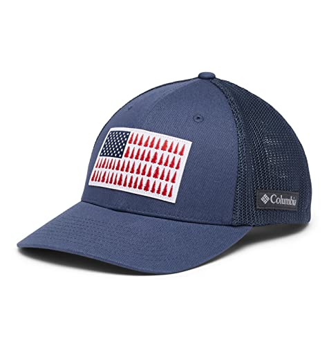 Image of Columbia Unisex PFG Fish Flag Mesh Ball Cap
