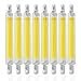 ZJYX R7S 118mm LED 20W, 2000LM, R7S J78 COB LED Linéaire Remplacer Crayon Halogène 200W, Ampoule R7S LED 118mm Slim pour Mini Projeture/Applique Murale, dimmable, Lot de 8,Warm White