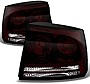 AKKON - For Dodge Charger Dark Red Tail Lights Brake Lamps Driver Left + Passenger Right Side Replacement