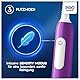 Oral-B Pro Junior Elektrische Zahnbürste/Electric Toothbrush für Kinder ab 6 Jahren, Drucksensor, 3 Putzmodi inkl. Sensitiv für Zahnpflege, weiche Borsten & Timer, Designed by Braun, lila