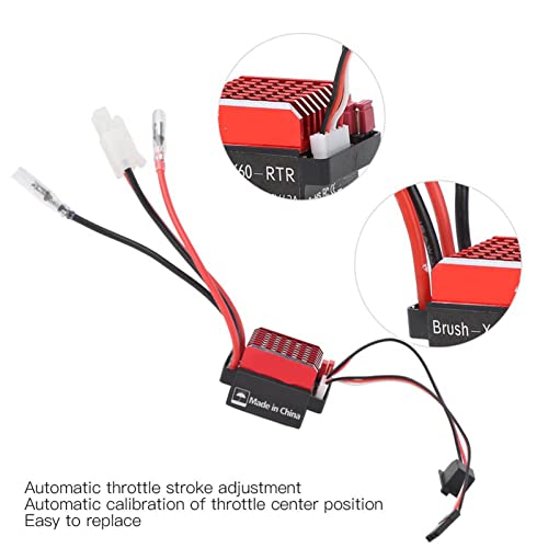 VGEBY RC Brushless Motor, 550 Brushed Motor 360A Brushed Electronic Speed Controller ESC Fit for 1/10 RC Car Brushless Motor (21T) - Image 3
