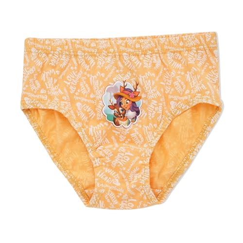 Image of Red Rose Kids Girls Cotton Printed Panty Pack of 6-Assorted