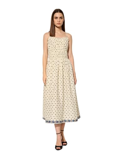 Image of ONLY Women's Floral Print Fit & Flare Midi Dress