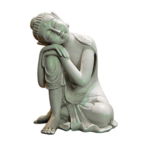 Bouddha dormant statue anti-stress pour espace de vie calme