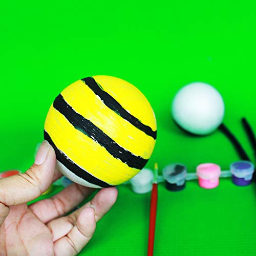 image for Crafare 6 Inch Craft Foam Balls 6 Pack Holiday Arts Crafts Making Smoo