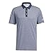 adidas Golf Herren Heat.RDY Microstripe Polo-Hemd - Crew Marine/Weiß - L