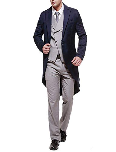 Costume de mariage homme QZI queue de pie pour cérémonie habillée