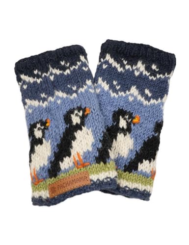 Calentadores de manos de lana Pachamama Circo de los Puffins un regalo original para el invierno